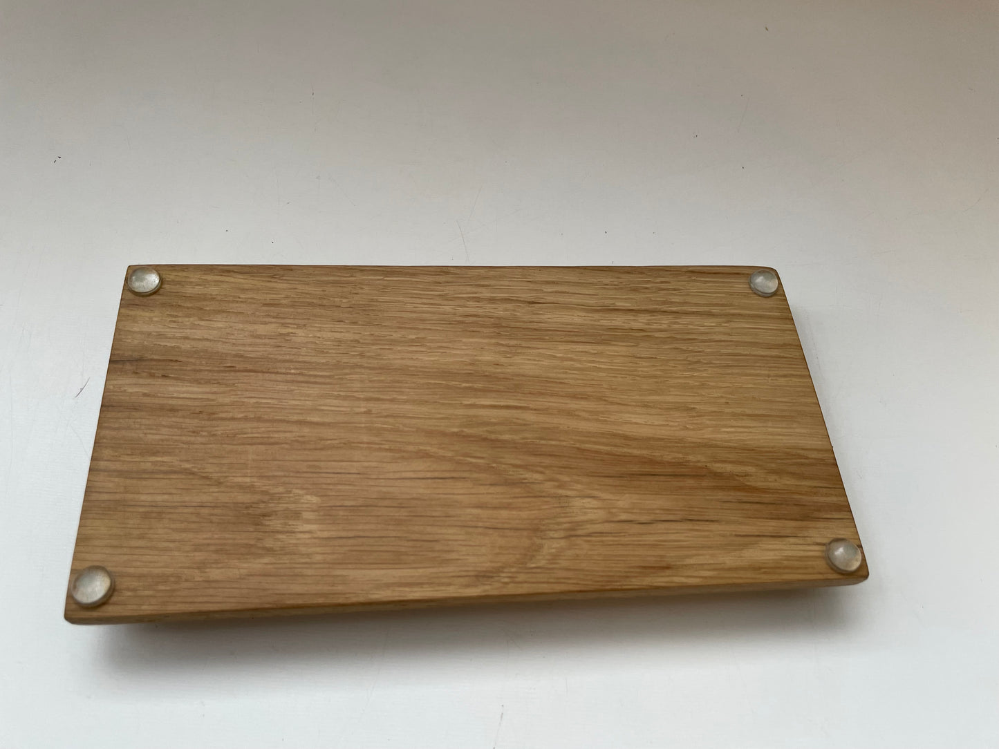 Smooth satin finish solid wooden plinth display base