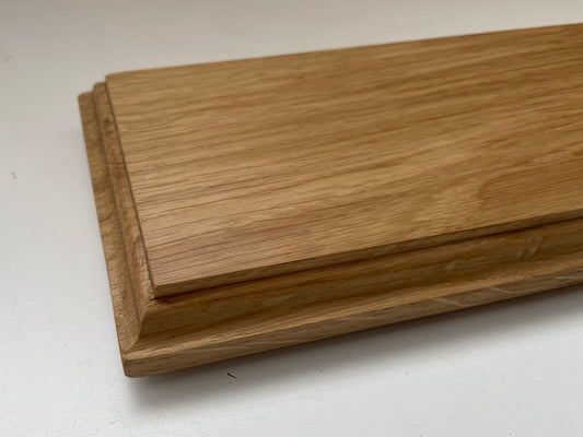 Solid oak plinths/bases ROMAN OGEE EDGE